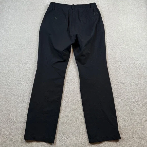 Under Armour Matchplay Mens Black Loose Golf Pants Size 30x30 - Picture 3 of 10